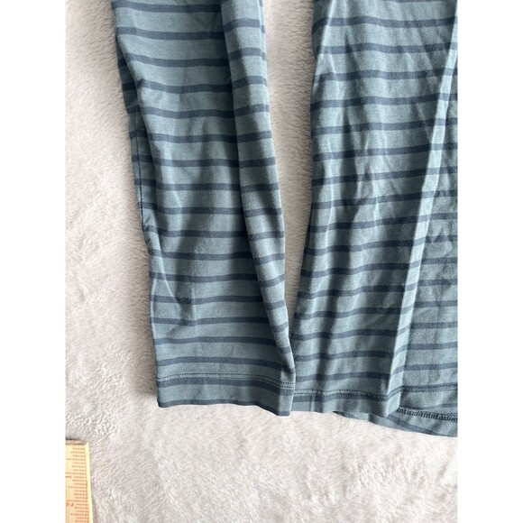 Lululemon Tee Shirt Long Sleeve Basic Mens Striped Stretch Performance Large - Picture 5 of 10